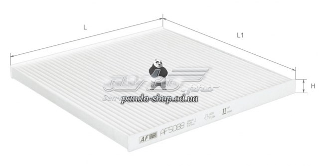 Купити AF5088 Alpha Filter Фільтр салону вугільний