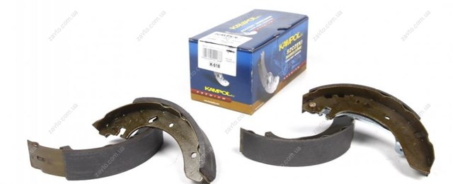Колодки гальмові задні, барабанні Kampol K618 ціна, від 23.50 USD