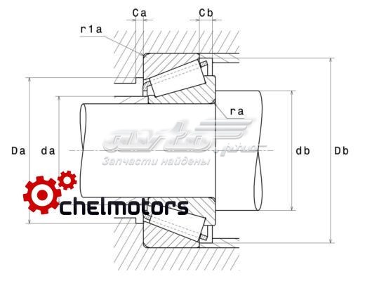 HR30210J NSK Підшипник маточини передньої