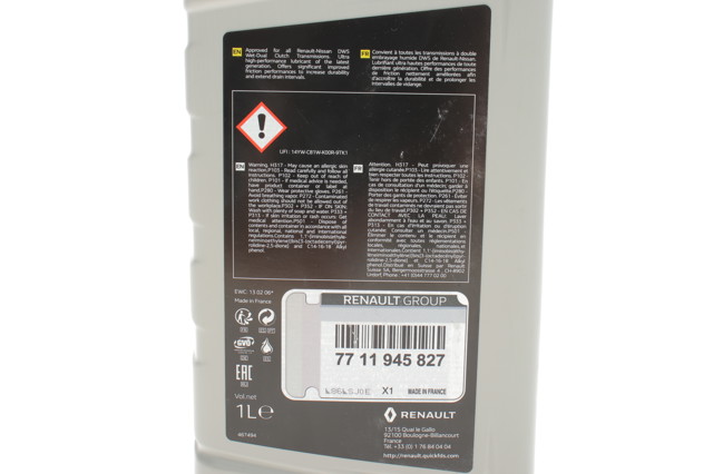 Масло трансмісії Renault (RVI) 7711945827 ціна, від 32.53 USD