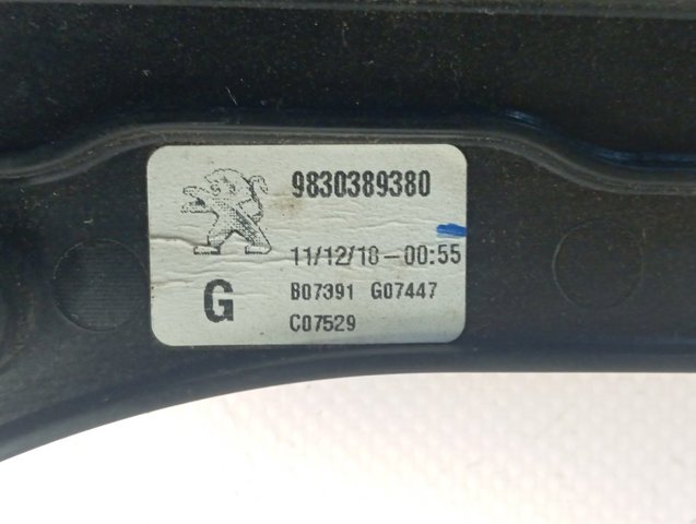 Склопідйомник передньої лівої двері 9830389380 Peugeot/Citroen