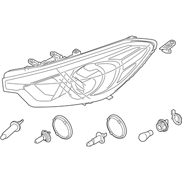 Фара передня права Hyundai/Kia 92102B0700