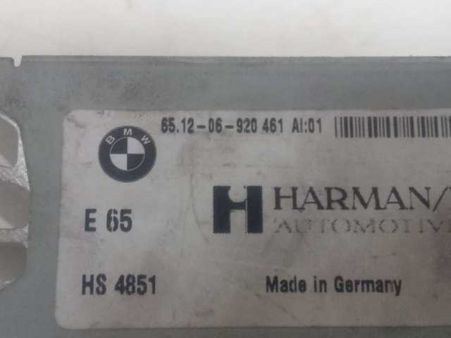 Підсилювач звуку аудіосистеми 651206920461 BMW
