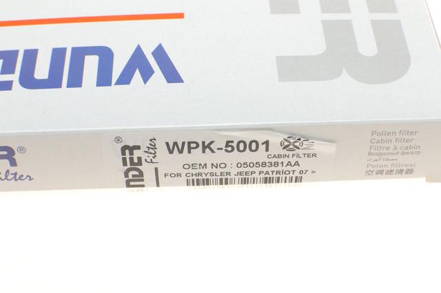 Купити WPK5001 Wunder Фільтр салону вугільний