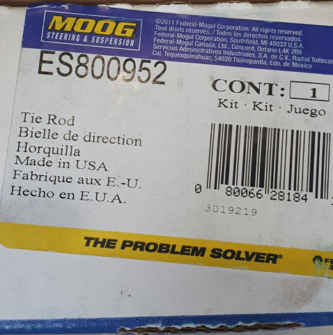 ES800952 Moog Зовнішній наконечник рульової тяги