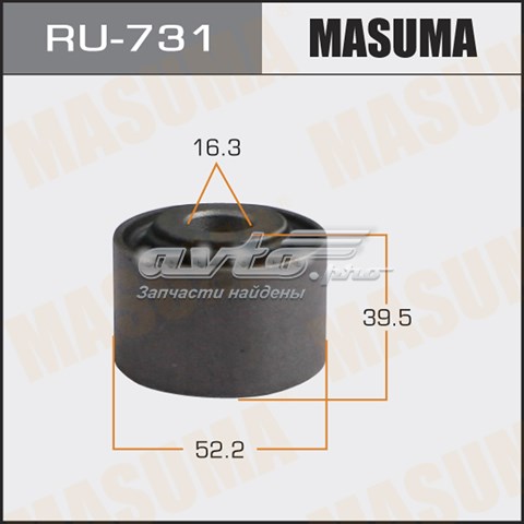 Сайлентблок амортизатора переднього Masuma RU731 ціна, від 15.29 USD