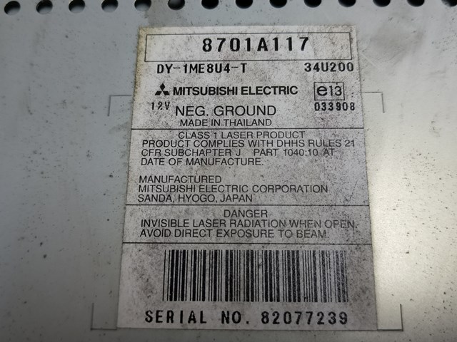  Mitsubishi 8701A117