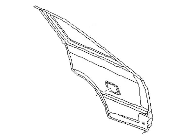 GH1005RBMA Nissan/Infiniti Крило праве заднє