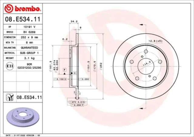 Задні дискові гальма Febi 194645 ціна, від 27.76 USD