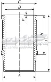 Гільза поршнева Mahle Original 003WN3801