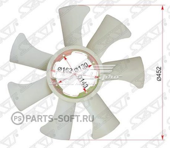 ST2106003J00 SAT Вентилятор / крильчатка радіатора охолодження