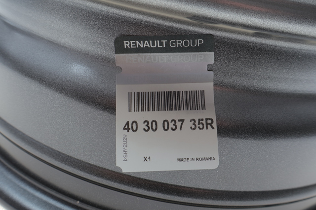 Диск колісний стальний (штампований) 403003735R Renault (RVI)