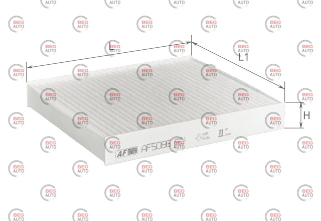 Фільтр салону AF5086 Alpha Filter