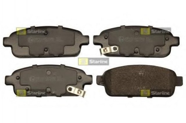 Задні гальмівні колодки Starline BDS773 ціна, від 13.74 USD