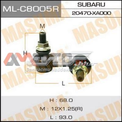 Стійка стабілізатора заднього, права MLC8005R Masuma