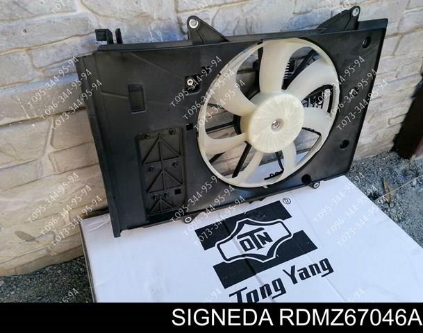 RDMZ67046A Signeda Електровентилятор охолодження в зборі (мотор + крильчатка), лівий
