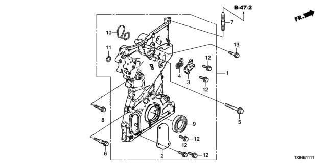 Прокладка масляного насосу Honda 913045A2A01 ціна, від 4.37 USD