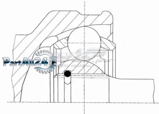Граната колісна GKN-Spidan 304384 ціна, від 35.54 USD