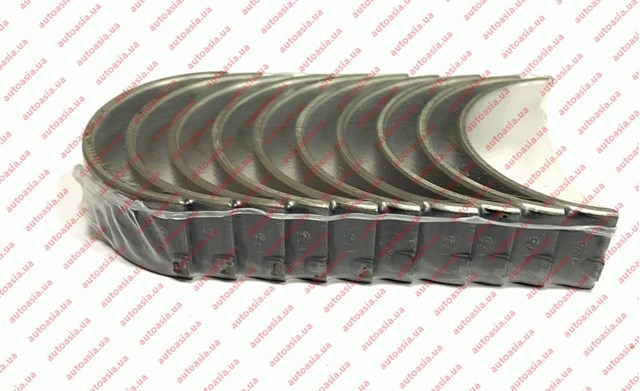 Вкладиші колінвала, корінні, комплект, 1-й ремонт (+0,25) 480EJBJ1005012BA Chery