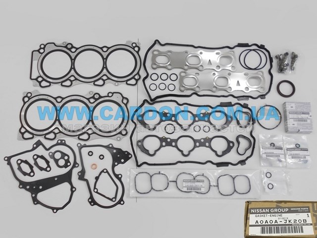 A0101JK20B Nissan/Infiniti Набір прокладок двигуна