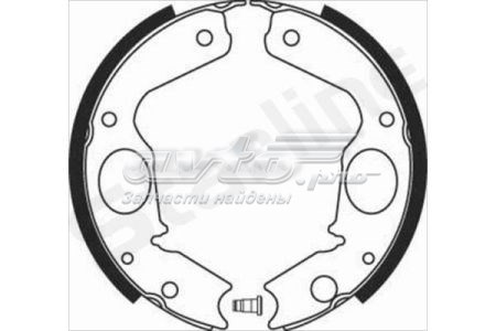Колодки стоянкового гальма Starline BC08350