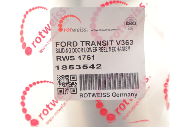 Ролик двері бічної/зсувної, правий нижній Rotweiss RWS1751 ціна, від 27.26 USD