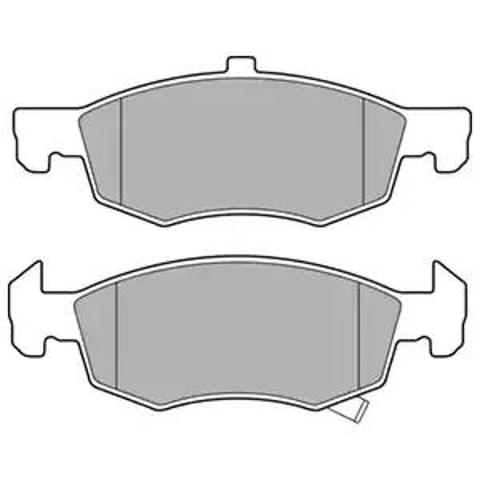 Колодки гальмівні передні, дискові LP3163 Delphi