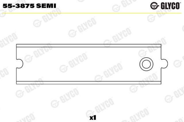Втулка шатуна клонували Glyco 553875SEMI ціна, від 2.91 USD