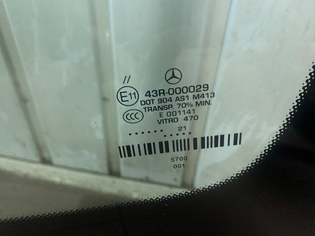 A166670570064 Mercedes Автомобільне скло