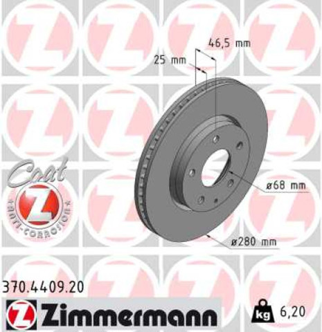 Диск переднього гальма Power Stop JBR1915XPR ціна, від 61.49 USD