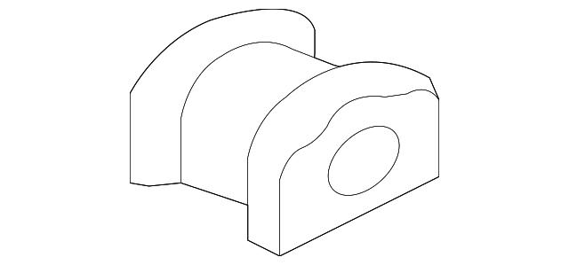 Купити MR554095 Mitsubishi Подушка стабілізатора передня