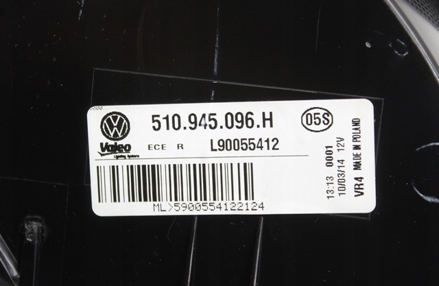 510945096H VAG Фара задня права зовнішня