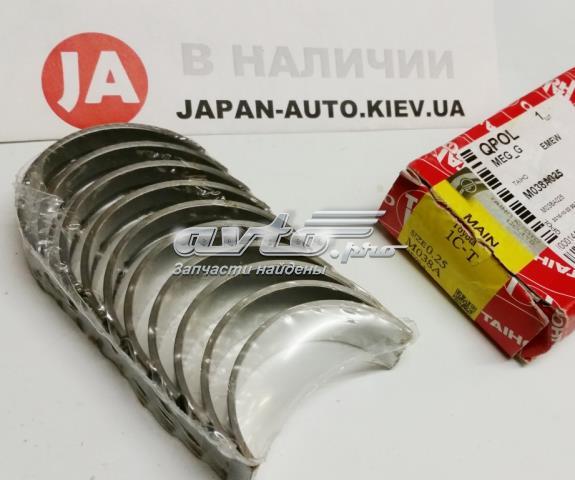 Купити M038A025 Taiho Вкладиші колінвала, корінні, комплект, 1-й ремонт (+0,25)