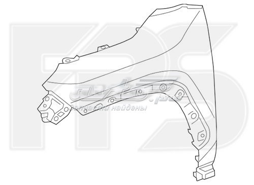 Ліве переднє крило FPS FP7066311 ціна, від 51.45 USD