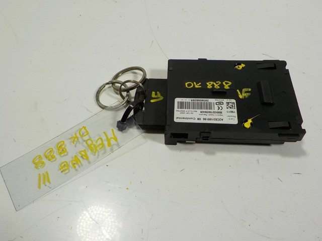 Ключ замка запалювання на Renault Scenic GRAND III JZ0, JZ1