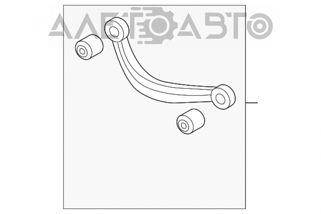 Купити TK4928C10 Mazda Важіль задньої підвіски верхній, лівий/правий