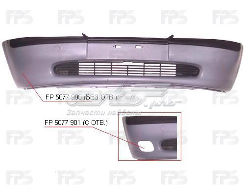 Бампер на авто FPS FP5077900 ціна, від 62.35 USD