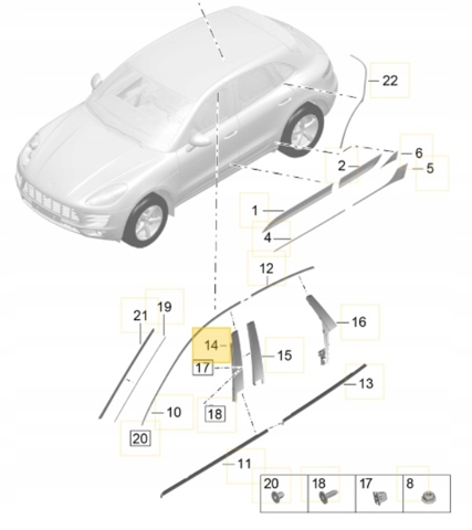 Купити 95B853318H Porsche 