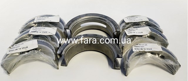 Купити 77586610 Kolbenschmidt Вкладиші колінвала, корінні, комплект, 1-й ремонт (+0,25)