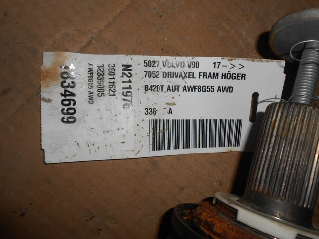 Volvo 36011621