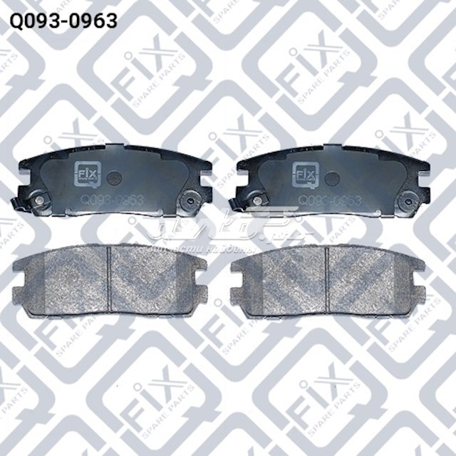 Задні гальмівні колодки Q0930963 Q-fix