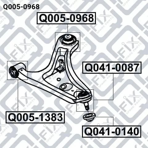 С/блок нижнього важеля Q-fix Q0050968