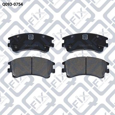 Гальмівні колодки Q-fix Q0930754 ціна, від 22.18 USD