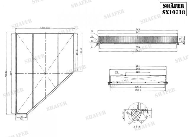 Повітряний фільтр SX10718 Shafer