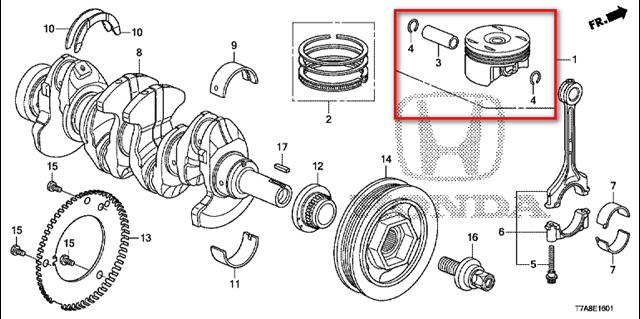  13010R1AA00 Honda