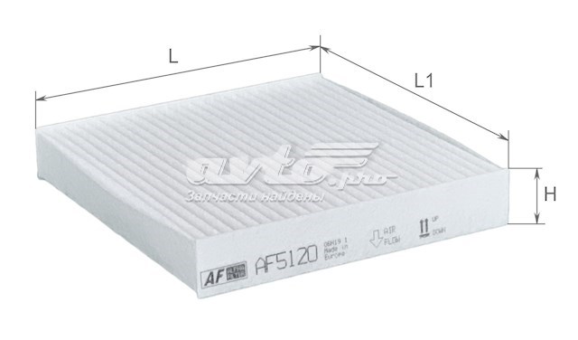 Фільтр повітряний обігрівача Alpha Filter AF5120 ціна, від 2.94 USD