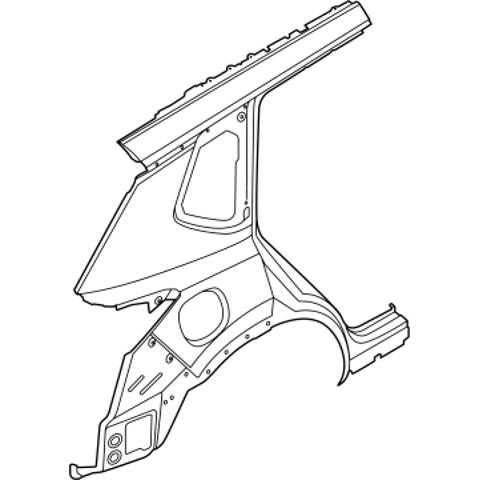 Купити 781126RR0A Nissan/Infiniti Крило заднє праве
