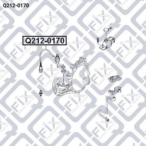 Купити Q2120170 Q-fix Датчик швидкості обертання валу АКПП