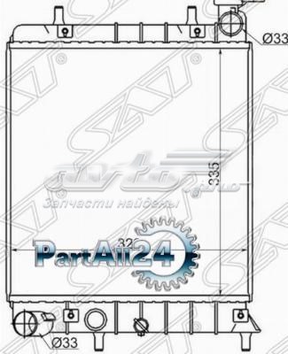 Радіатор охолодження двигуна SGHY0002MT SAT