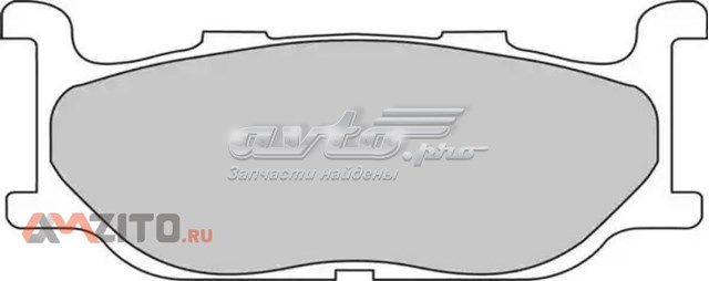 FDB781P Ferodo Передні гальмівні колодки